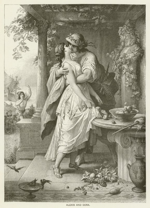 Alexis i Dora autorstwa Wilhelm von Kaulbach