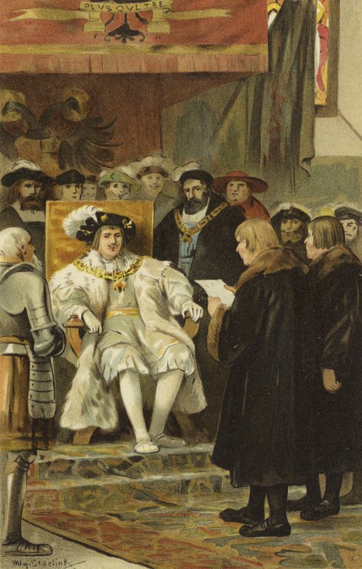 Inauguracja Karola V, Groningen, Holandia, 1523 r. autorstwa Willem II Steelink