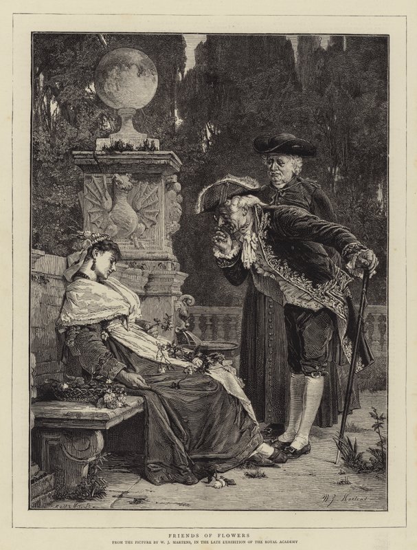 Przyjaciele Kwiatów autorstwa Willem Johannes Martens