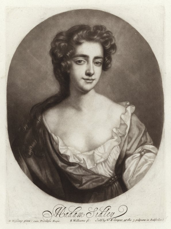 Catharine Sedley, hrabina Dorchester autorstwa Willem Wissing