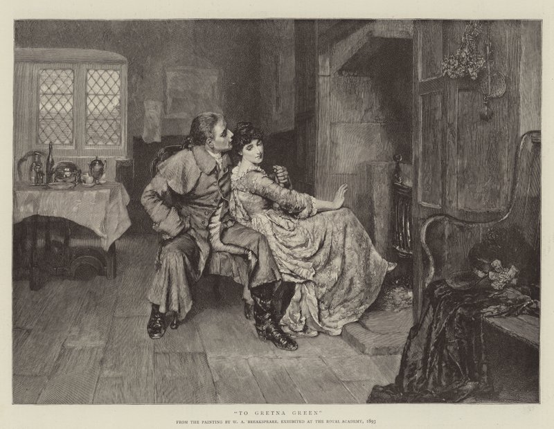 Do Gretna Green autorstwa William A. Breakspeare