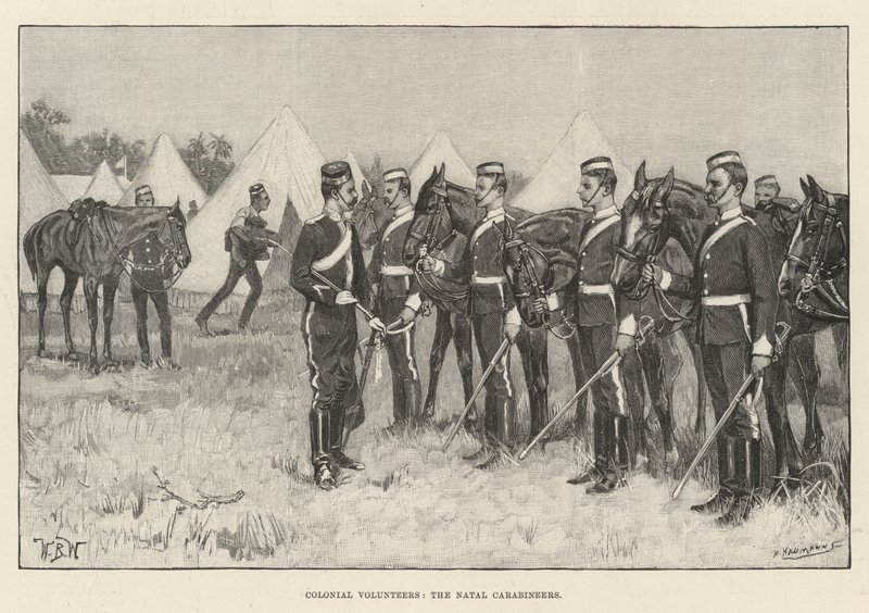 Ochotnicy Kolonialni, Karabinierzy Natalscy autorstwa William Barnes Wollen