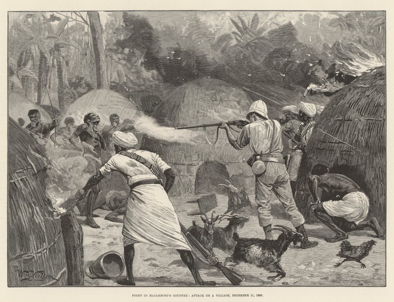 Emin Pasha Relief Expedition należąca do Stanleya autorstwa William Barnes Wollen