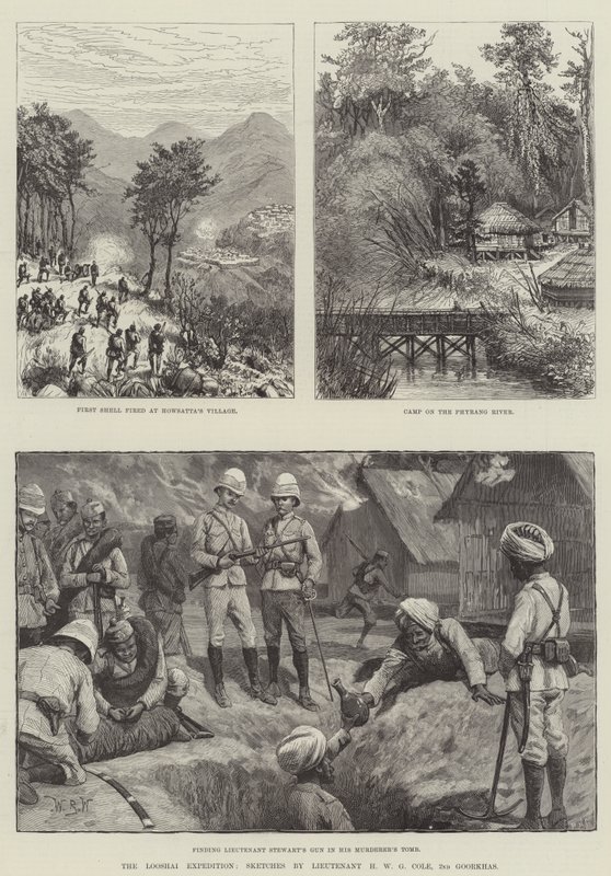 Ekspedycja Looshai autorstwa William Barnes Wollen