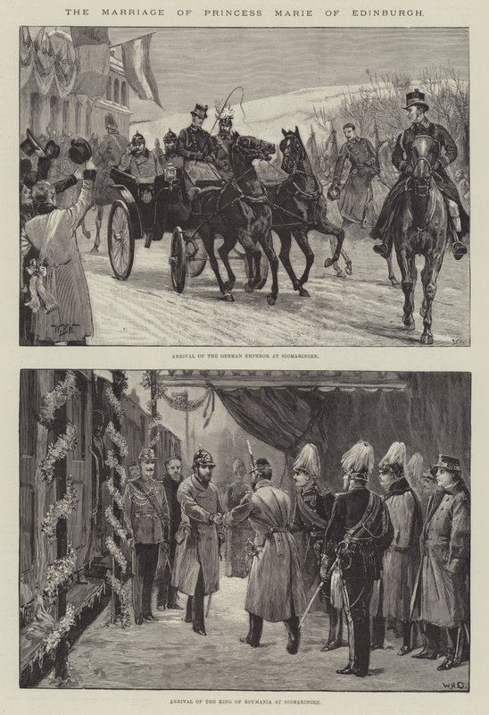 Ślub księżniczki Marie z Edynburga autorstwa William Barnes Wollen