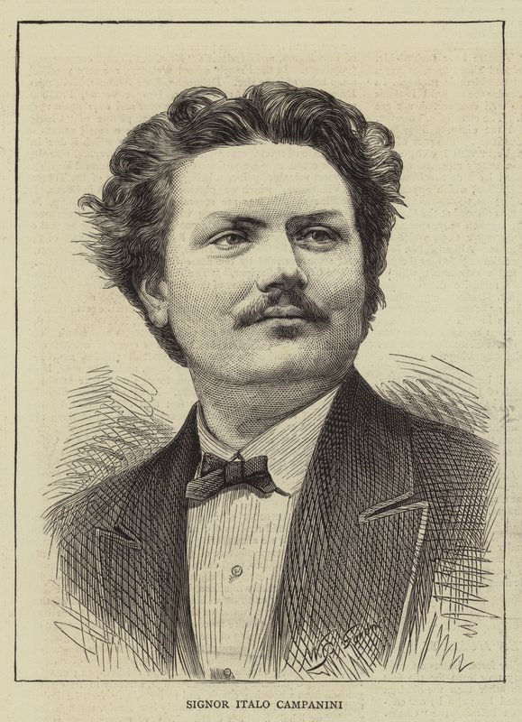 Pan Italo Campanini autorstwa William Biscombe Gardner