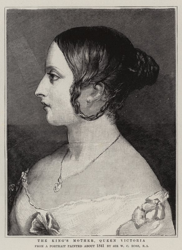 Matka króla, królowa Wiktoria autorstwa William Charles Ross