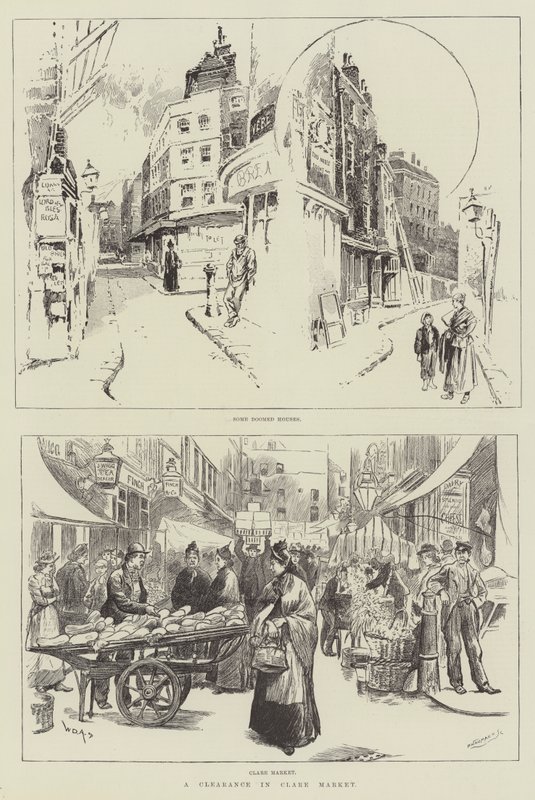 Wyprzedaż w Clare Market autorstwa William Douglas Almond