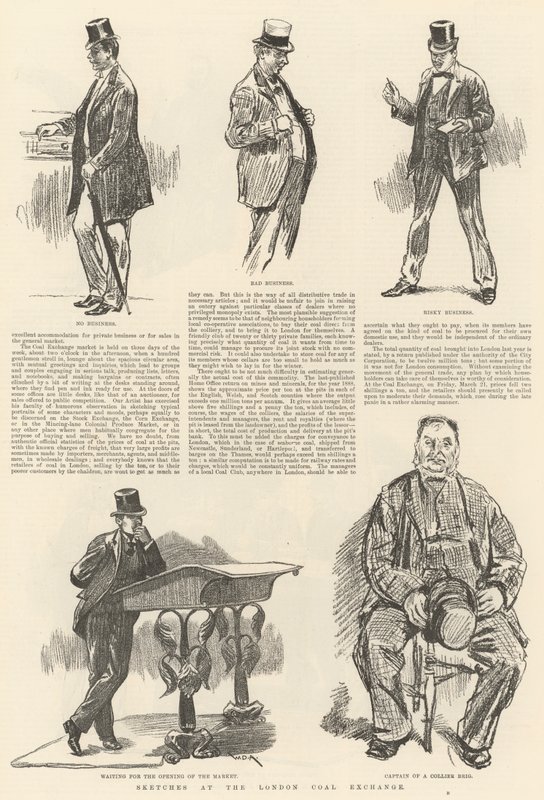 Szkice na Londyńskiej Giełdzie Węglowej autorstwa William Douglas Almond