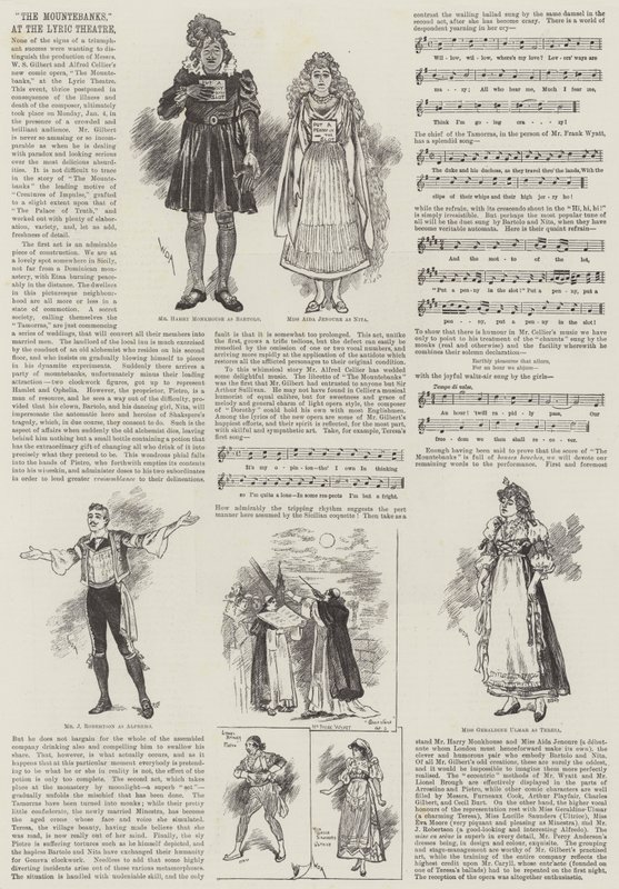 The Mountebanks, w Teatrze Lyric autorstwa William Douglas Almond