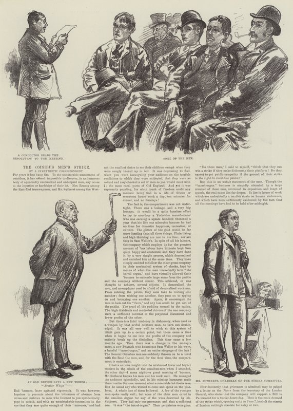 Omnibus Strajk Mężczyzn autorstwa William Douglas Almond