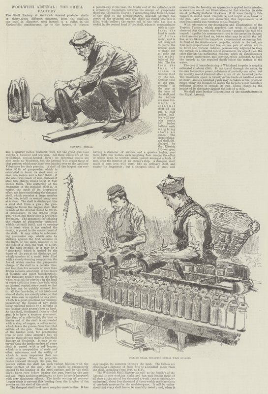 Arsenał Woolwich, Fabryka Muszli autorstwa William Douglas Almond