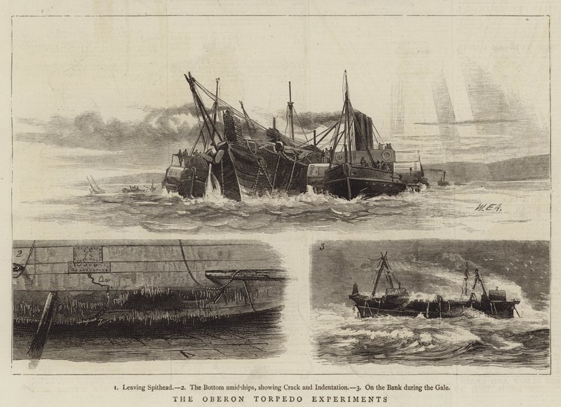 Eksperymenty torpedowe Oberon autorstwa William Edward Atkins