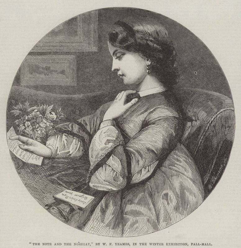 Nuta i Nosegay autorstwa William Frederick Yeames