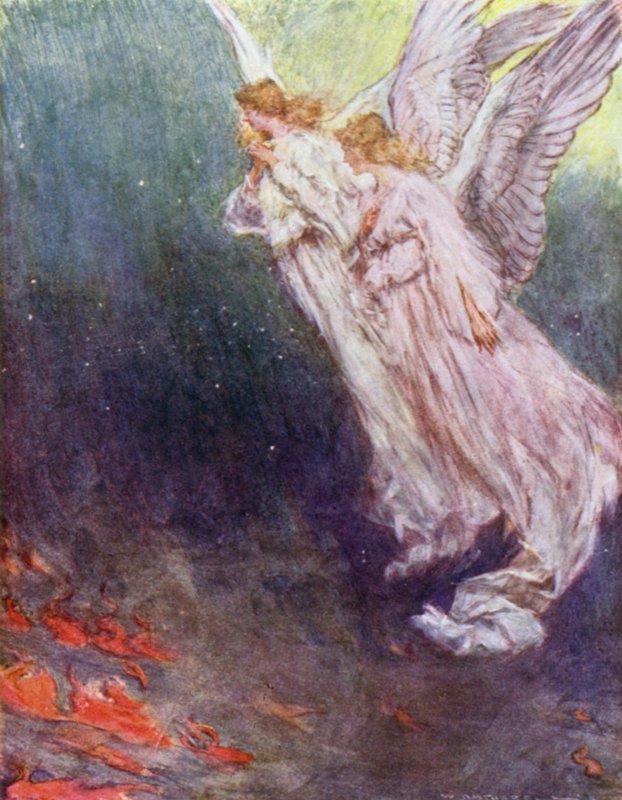 Dwa Anioły autorstwa William Hatherell