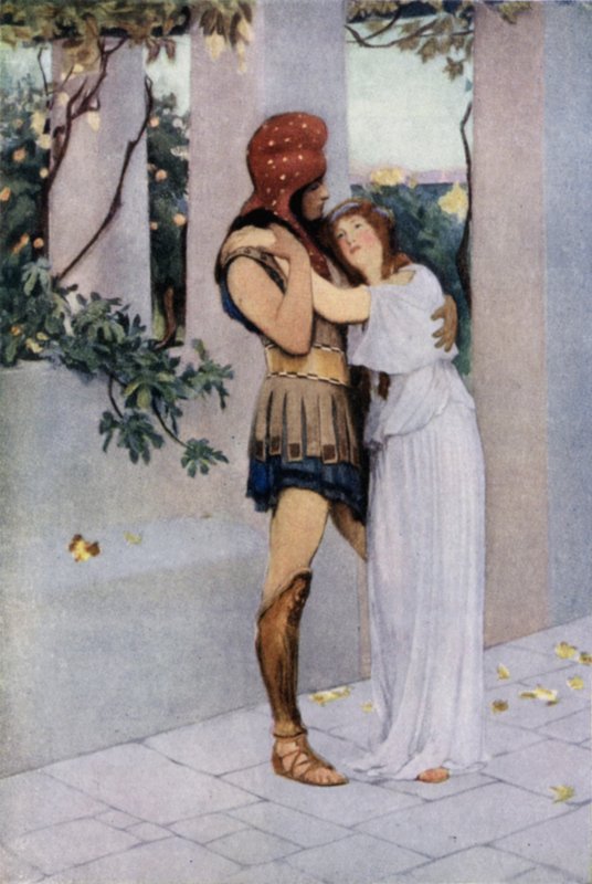 Troilus i Cressida autorstwa after William Henry Margetson