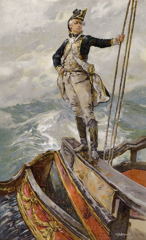Kapitan Krążownika autorstwa William Heysham Overend