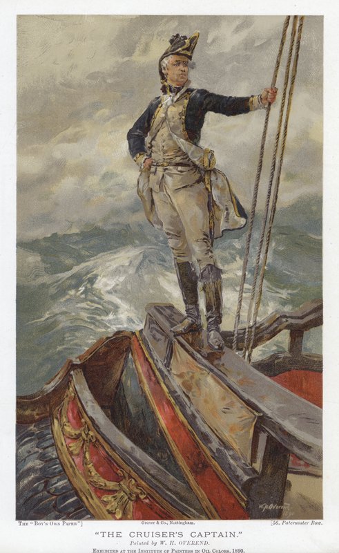 Kapitan krążowników autorstwa William Heysham after Overend