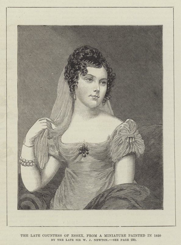 Zmarła hrabina Essex autorstwa Frederick William Newton Whitehead