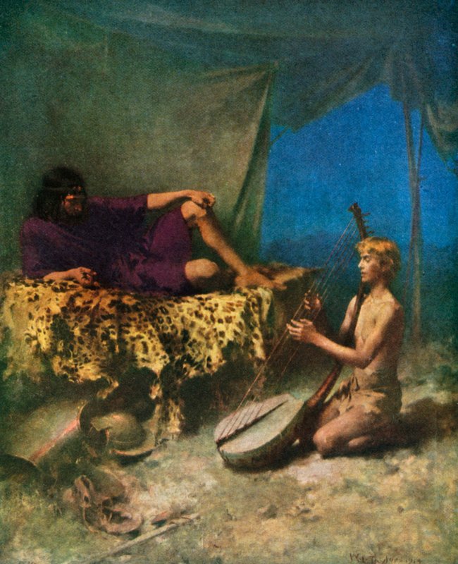 Saul i Dawid autorstwa William Ladd Taylor