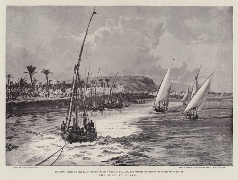 Ekspedycja na Nilu autorstwa William Lionel Wyllie