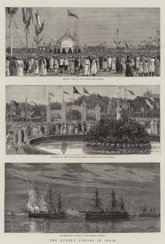 Jubileusz Królowej w Indiach autorstwa William Lionel Wyllie