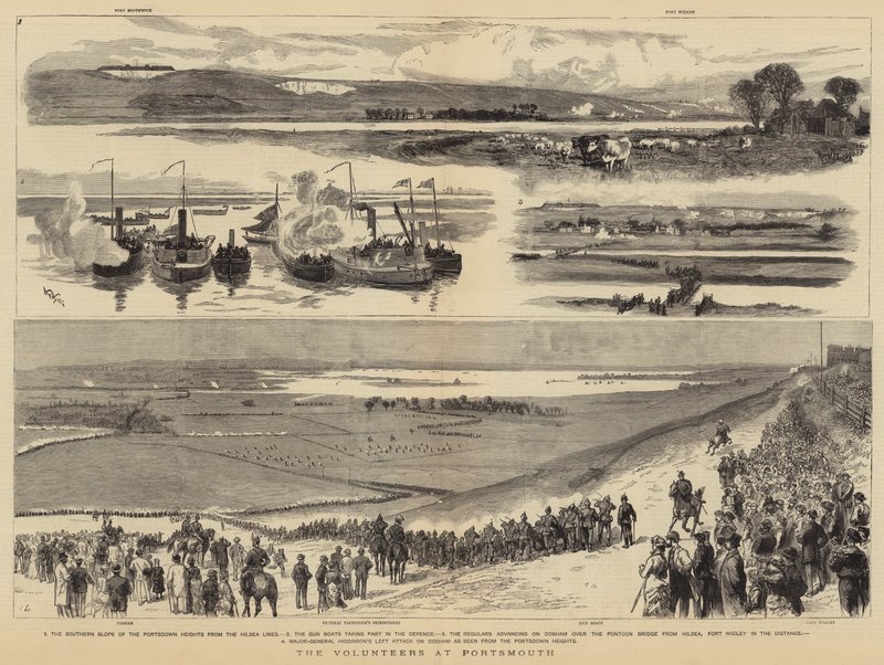 Ochotnicy w Portsmouth autorstwa William Lionel Wyllie