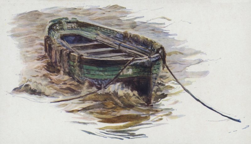 Liverpoolski skiff autorstwa William Lionel Wyllie