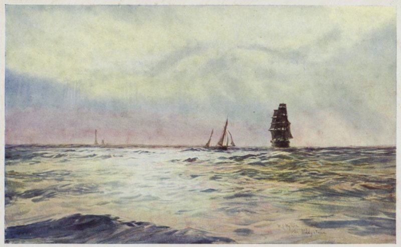 Latarnia Eddystone autorstwa William Lionel Wyllie
