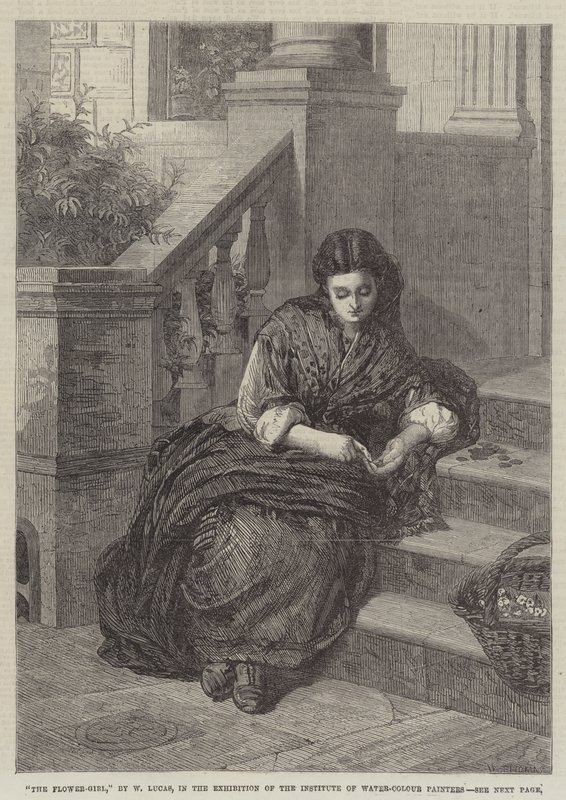 Kwiat-Dziewczyna autorstwa William Lucas