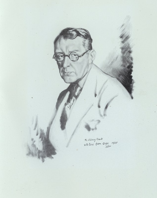 Sidney Dark, angielski pisarz, 1925 autorstwa William Orpen