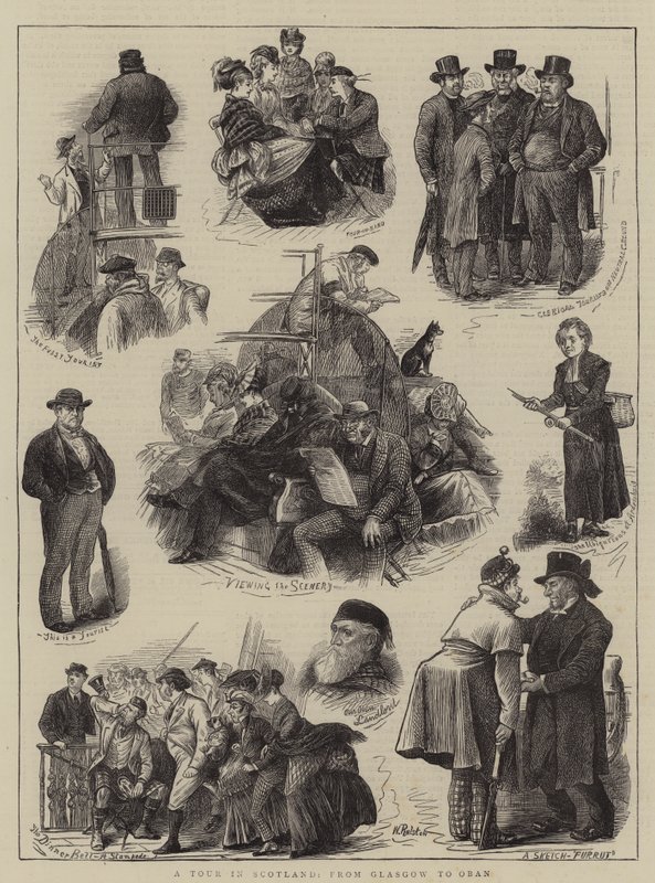 Wycieczka po Szkocji, od Glasgow do Oban autorstwa William Ralston