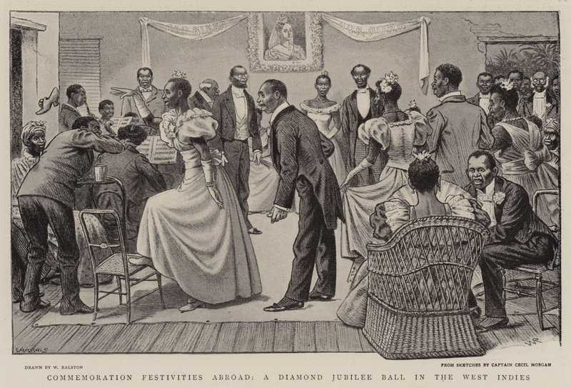 Bal Jubileuszowy w Indiach Zachodnich autorstwa William Ralston