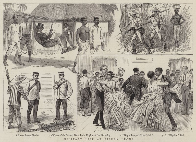 Życie wojskowe w Sierra Leone autorstwa William Ralston