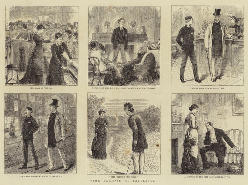 Barmanka w Battleton autorstwa William Ralston