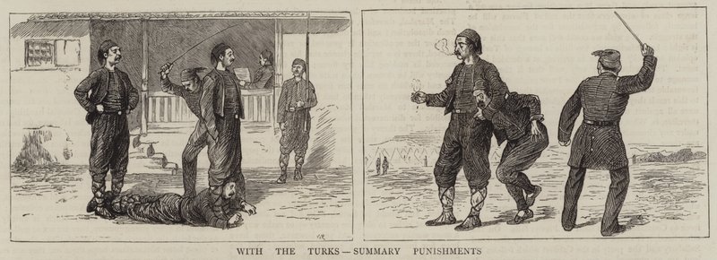 Z Turkami, kary doraźne autorstwa William Ralston