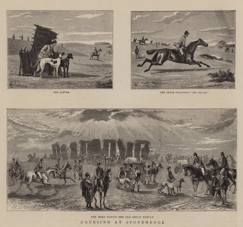Coursing w Stonehenge autorstwa William Small