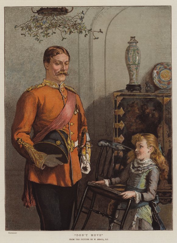 Nie ruszaj się (chromolitho) autorstwa William Small