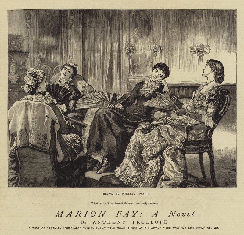 Marion Fay; Powieść autorstwa William Small