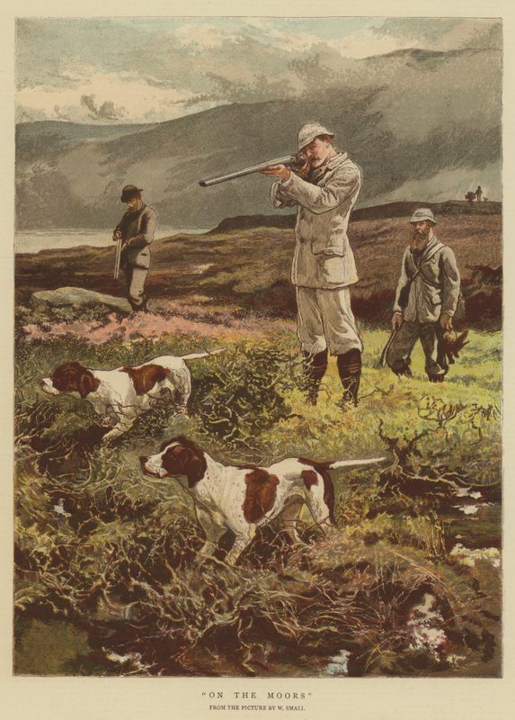 Na Maurach (chromolitho) autorstwa William Small