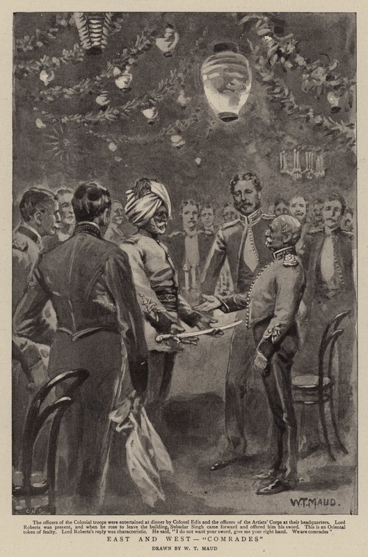 Wschód i Zachód, Towarzysze autorstwa William T. Maud