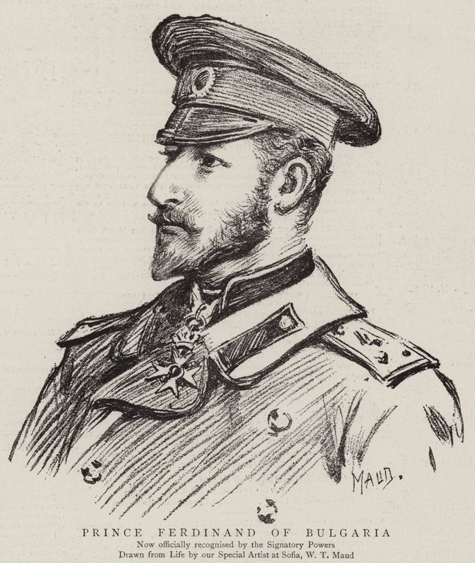 Książę Ferdynand Bułgarii autorstwa William T. Maud
