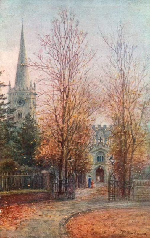Kościół Świętej Trójcy, Stratford-on-Avon autorstwa William W. Quatremain