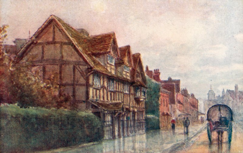 Miejsce urodzenia Szekspira, Stratford-on-Avon autorstwa William W. Quatremain