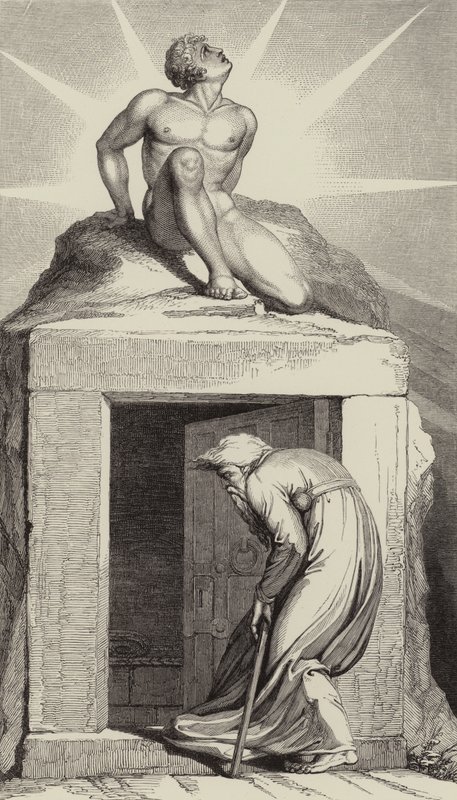 Drzwi zgonów autorstwa William after Blake