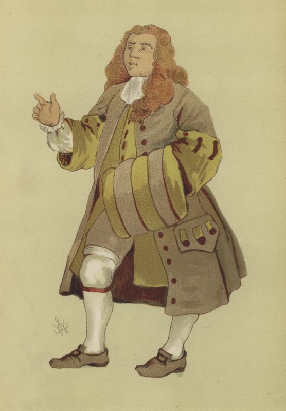 Strój męski z czasów panowania Jerzego II, 1730 autorstwa William after Hogarth