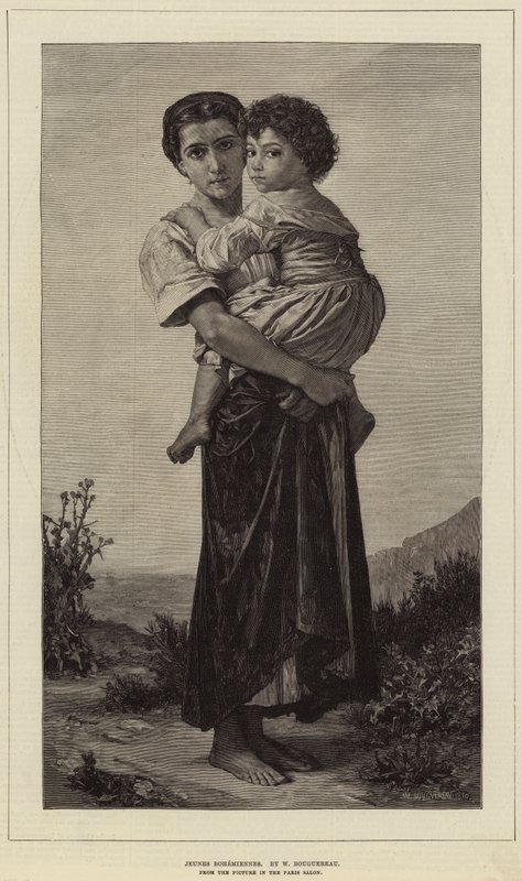 Młodzi Czesi autorstwa William Adolphe Bouguereau