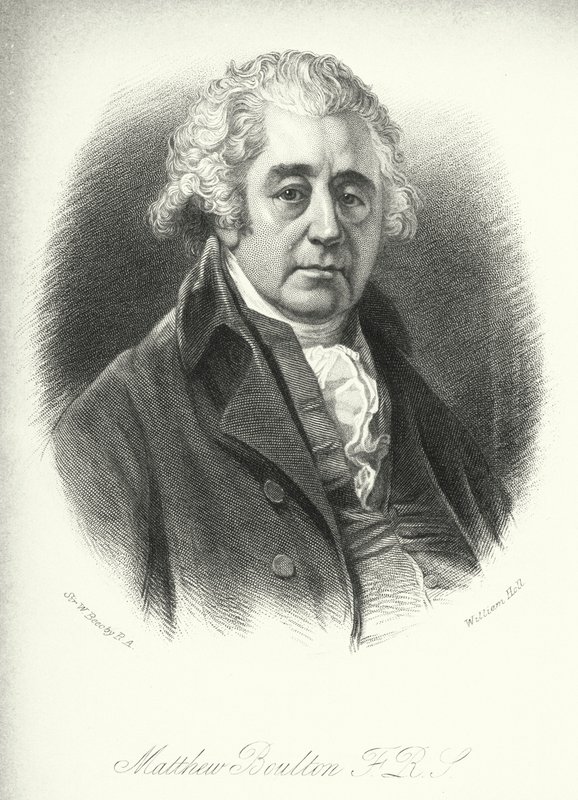 Matthew Boulton, FRS (rycina) autorstwa William (after) Beechey