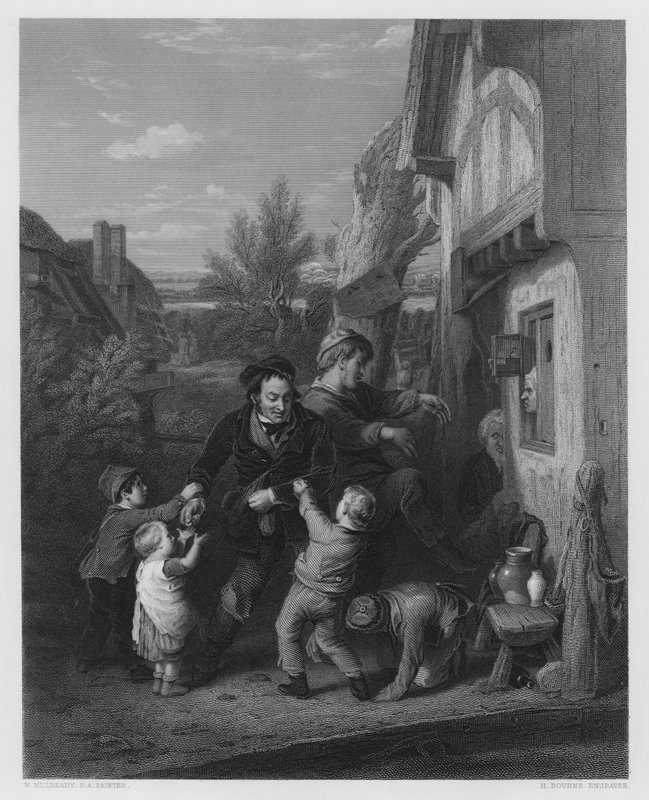 Fair-Time, ze zdjęcia w Galerii Vernon (grafika) autorstwa William (after) Mulready