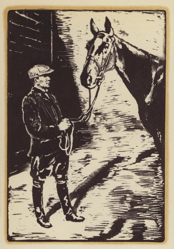 Ilustracja do Wspomnienia człowieka polującego na lisy autorstwa Siegfrieda Sassoona (drzeworyt) autorstwa William (after) Nicholson